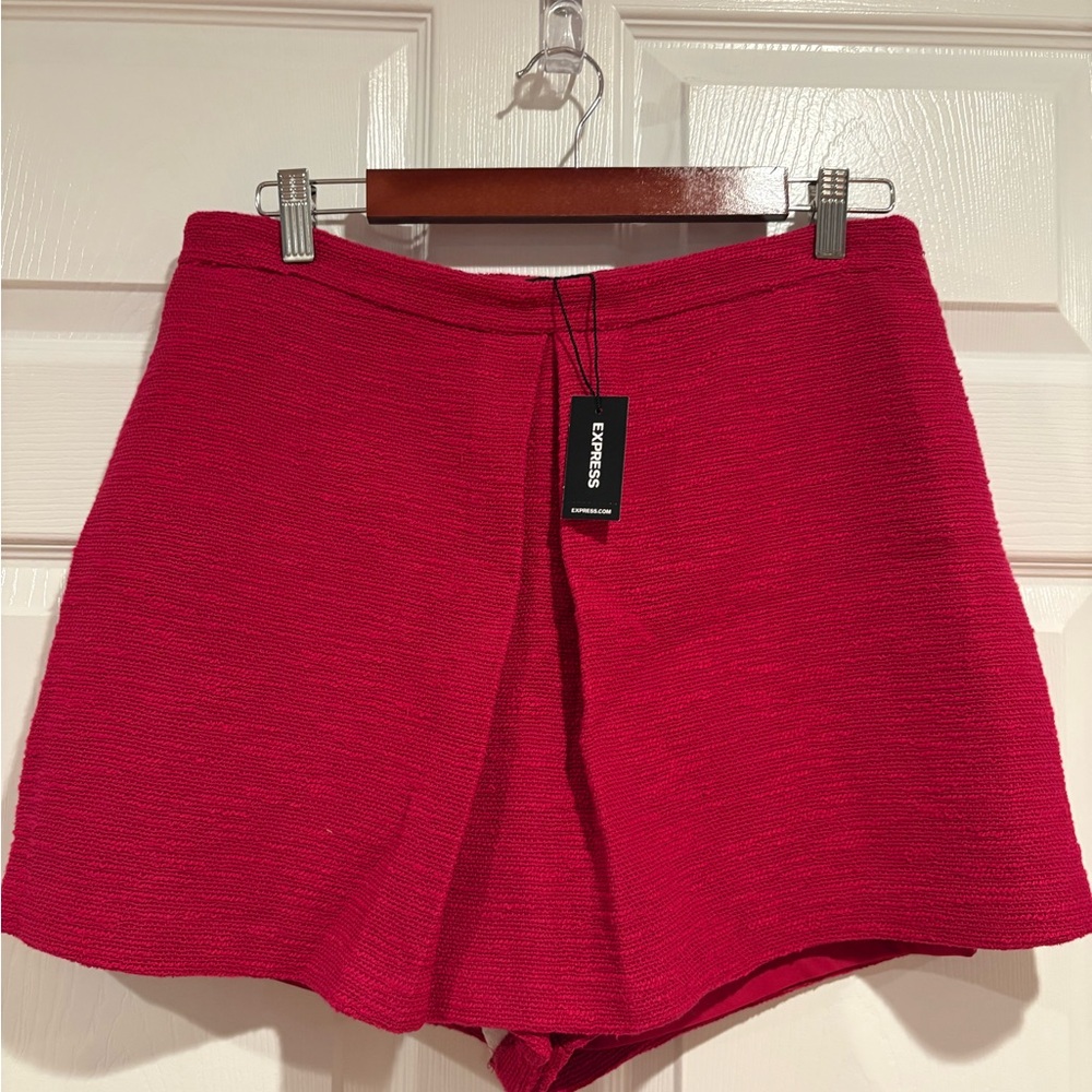 Express Women's Vibrant Pink Skorts
